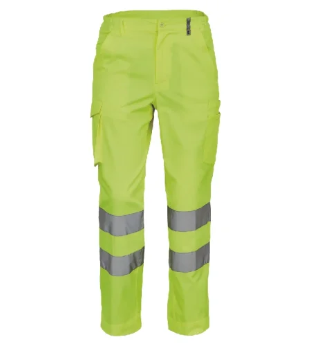 Reflective work trousers Cerva VIGO , yellow