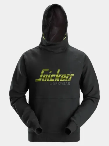 Logo Hoodie Snickers 2845, black