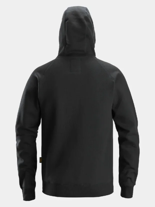 Mikina s kapucňou na zips Snickers 2846, čierna