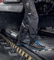 Kožené členkové topánky Uvex 2 Trend, S3 SRC, čierno-modré