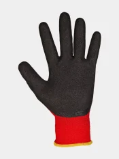 Beschichtete Arbeitshandschuhe Bennon Manos, rot-schwarz