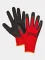 Beschichtete Arbeitshandschuhe Bennon Manos, rot-schwarz