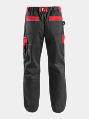 Work trousers CXS Orion Teodor, black-red