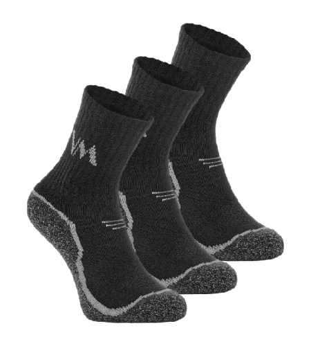 Functional socks VM COOLMAX, black, set of 3 pairs