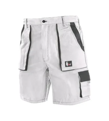 Work shorts CXS Luxy Tomas, 100% cotton, white