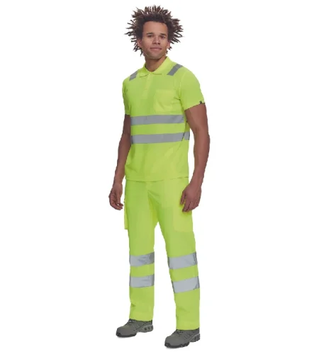 Reflective work trousers Cerva VIGO , yellow