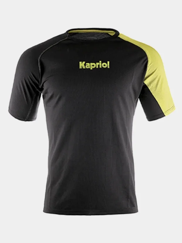 Funkčné tričko Kapriol Quick Dry, krátky rukáv, čierne