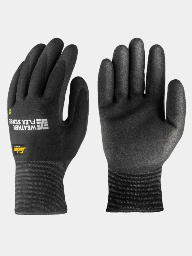 Zateplené pracovné rukavice Snickers Weather Flex Sense 9319