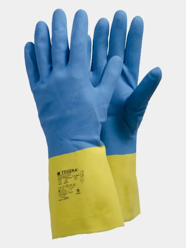 Chemical protection work gloves Tegera 2301