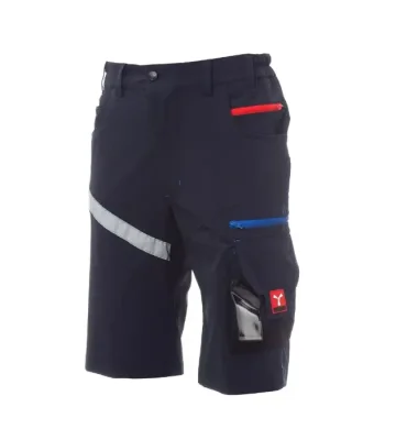 Stretch work shorts Payper Technik Next 4W, navy