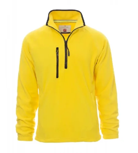 Men's sweatshirt with half zip Payper Dolomiti+, yellow