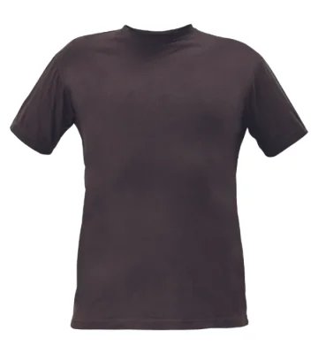 T-shirt Cerva TEESTA, short sleeve, 100% cotton, brown