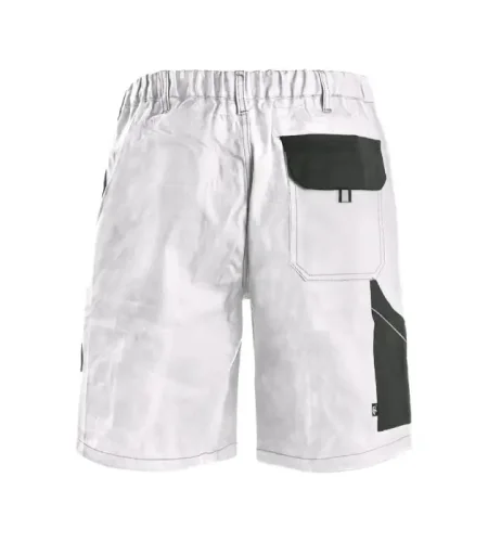 Work shorts CXS Luxy Tomas, 100% cotton, white