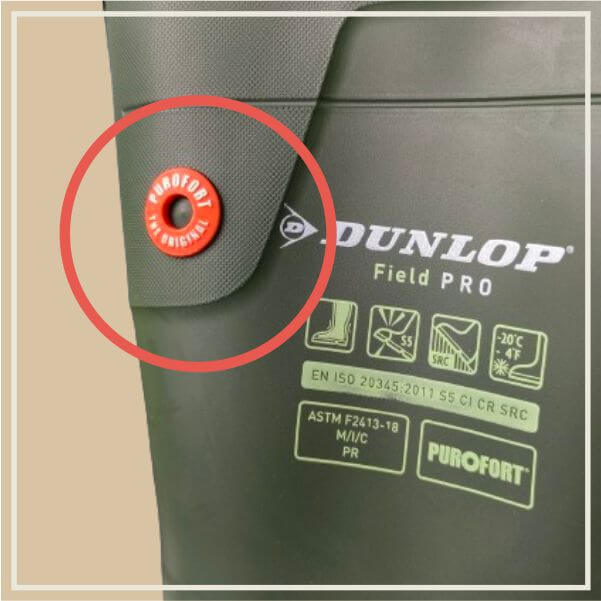 Gumáky Dunlop FieldPro S5 zelené Purofort