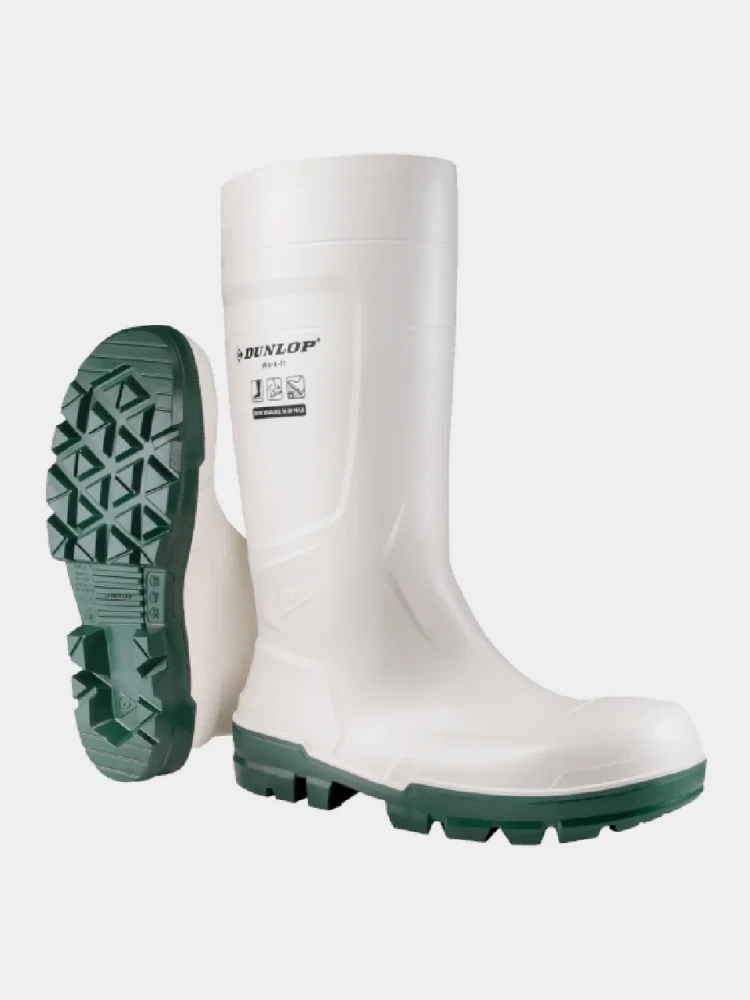 Dunlop Protomastor Work-It S4, bezpečnostné gumáky, biele