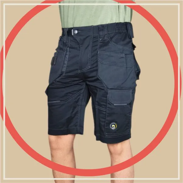 Arbeitsshorts Cerva Dayboro, schwarz