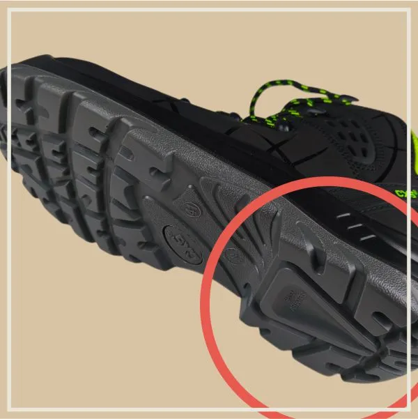 Slip-resistant, robust outsole