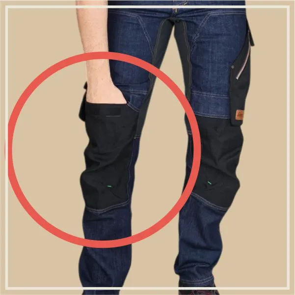Riflové montérky Snickers FlexiWork 6956, kolenačky