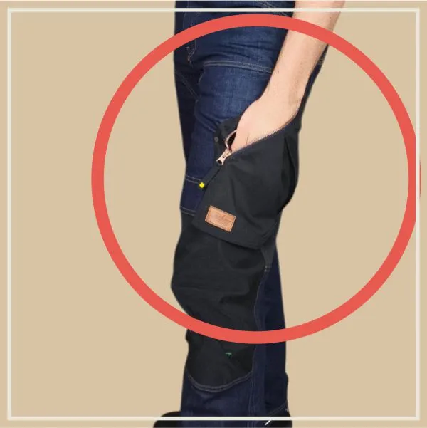 Riflové montérky Snickers FlexiWork 6956, vrecko na stehne