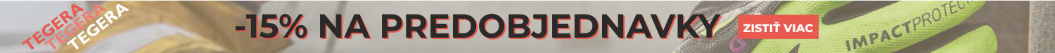 15% zľava na rukavice Tegera