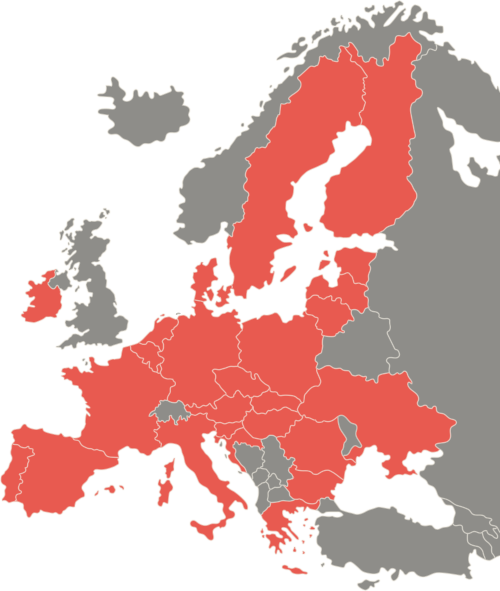 REPRESENT. Workwear delivery map