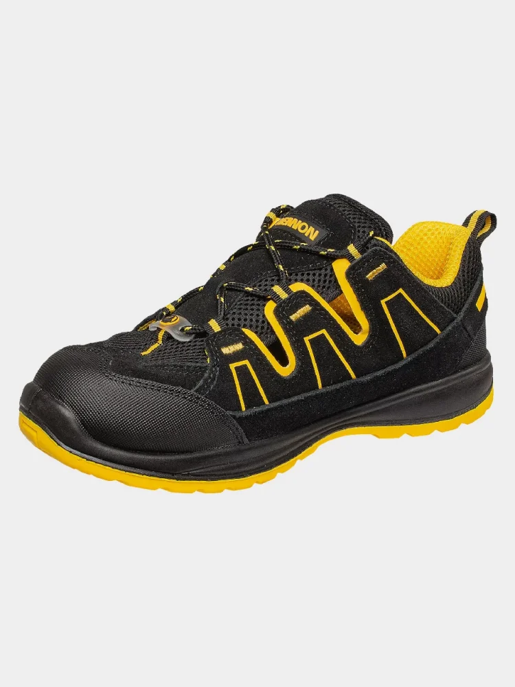 Bennon ADM ALEGRO O1 ESD work sandals, yellow, without toe cap