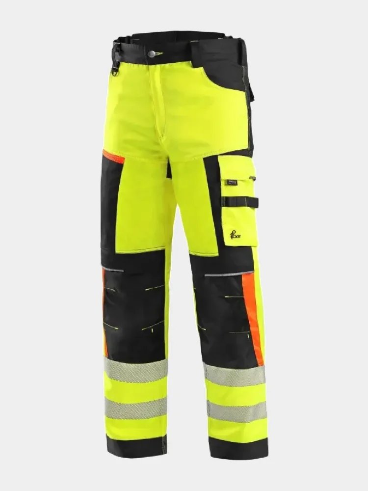 Reflective overalls CXS Benson, yellow