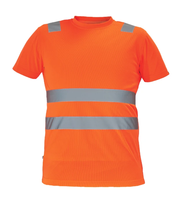 Reflexná tričko s krátkym rukávom Cerva TERUEL, oranžové