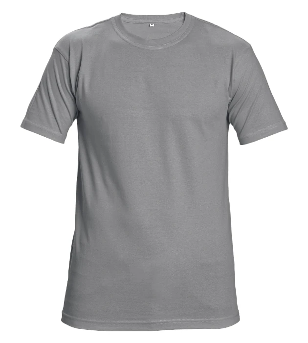 Tričko Cerva TEESTA, krátky rukáv, 100% bavlna, sivé