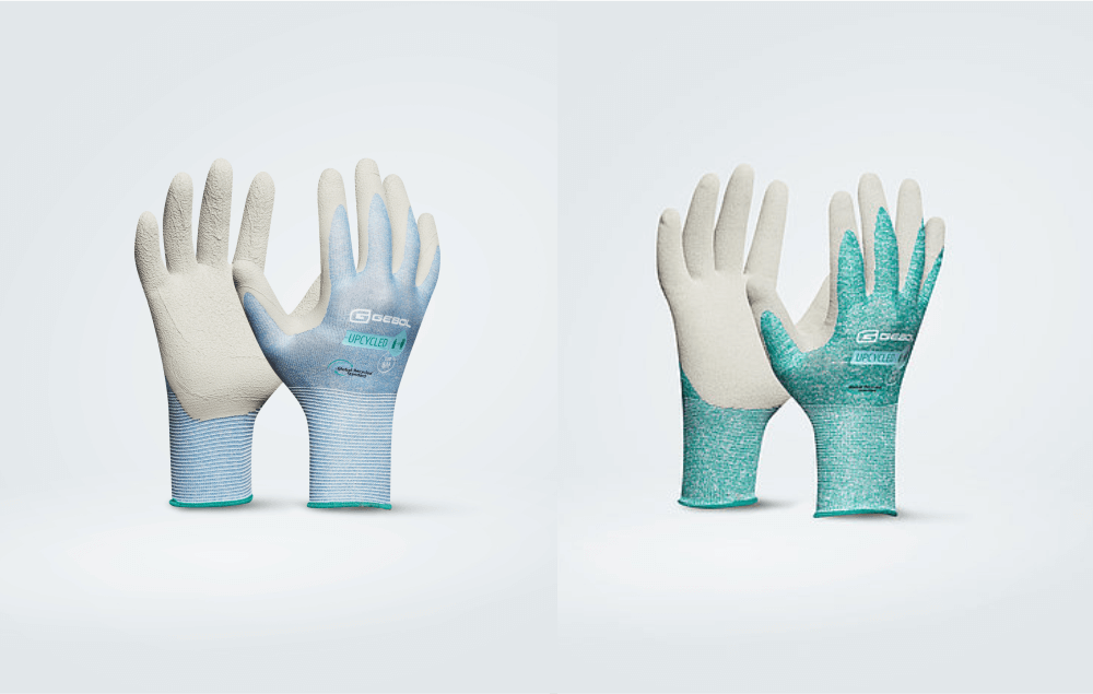 Gebol pracovné rukavice z recyklovaných fľiaš