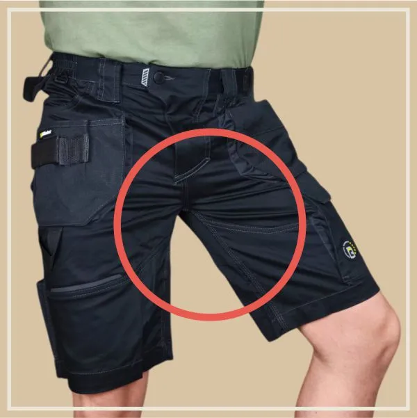 Hochwertige Shorts mit strapazierfähiger Dreifachnaht