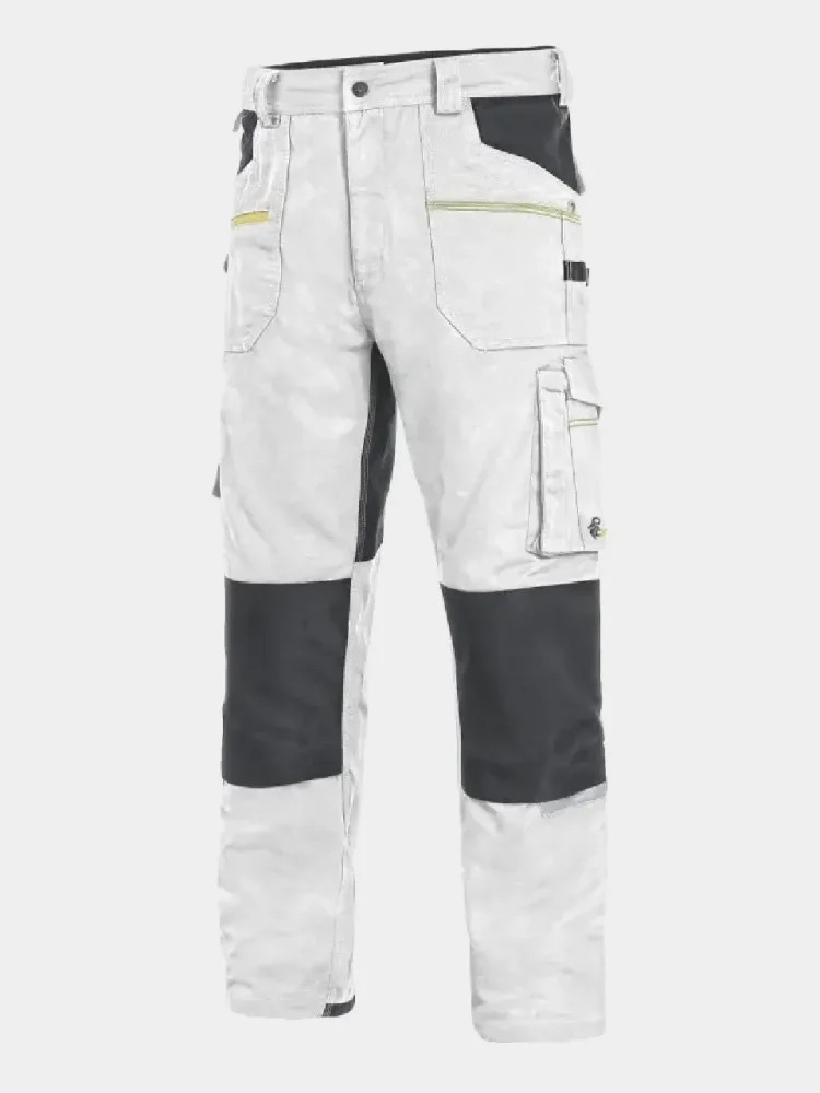 Montérky CXS Stretch, biele