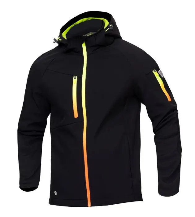 Softshell jacket Ardon Creatron, black-neon