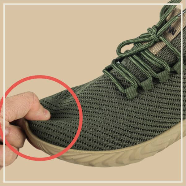 Bennon Nexo sneakers, green-brown, without toe cap