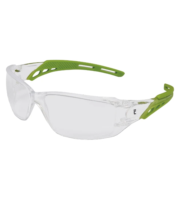 Ochranné pracovné okuliare Cerva OYRE, číré, zelené
