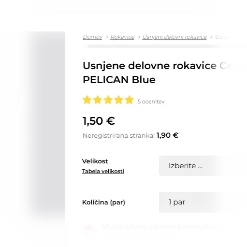 Delovna oblačila za podjetja - individualni cenik