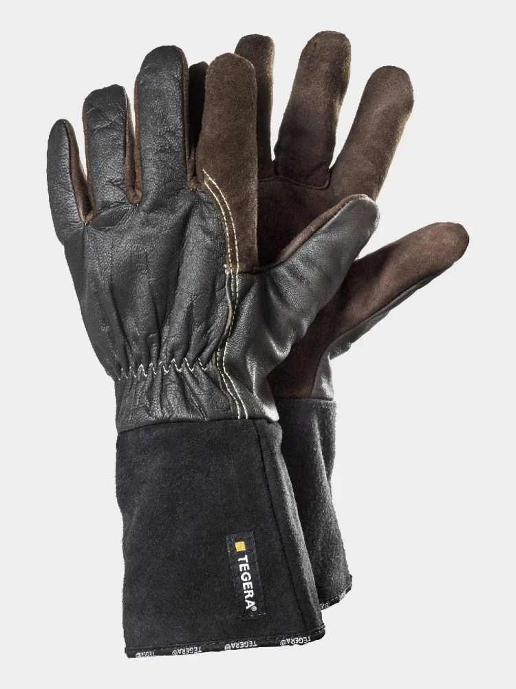 Welding, cut-resistant and oil-resistant gloves Tegera 132A, premium goat leather